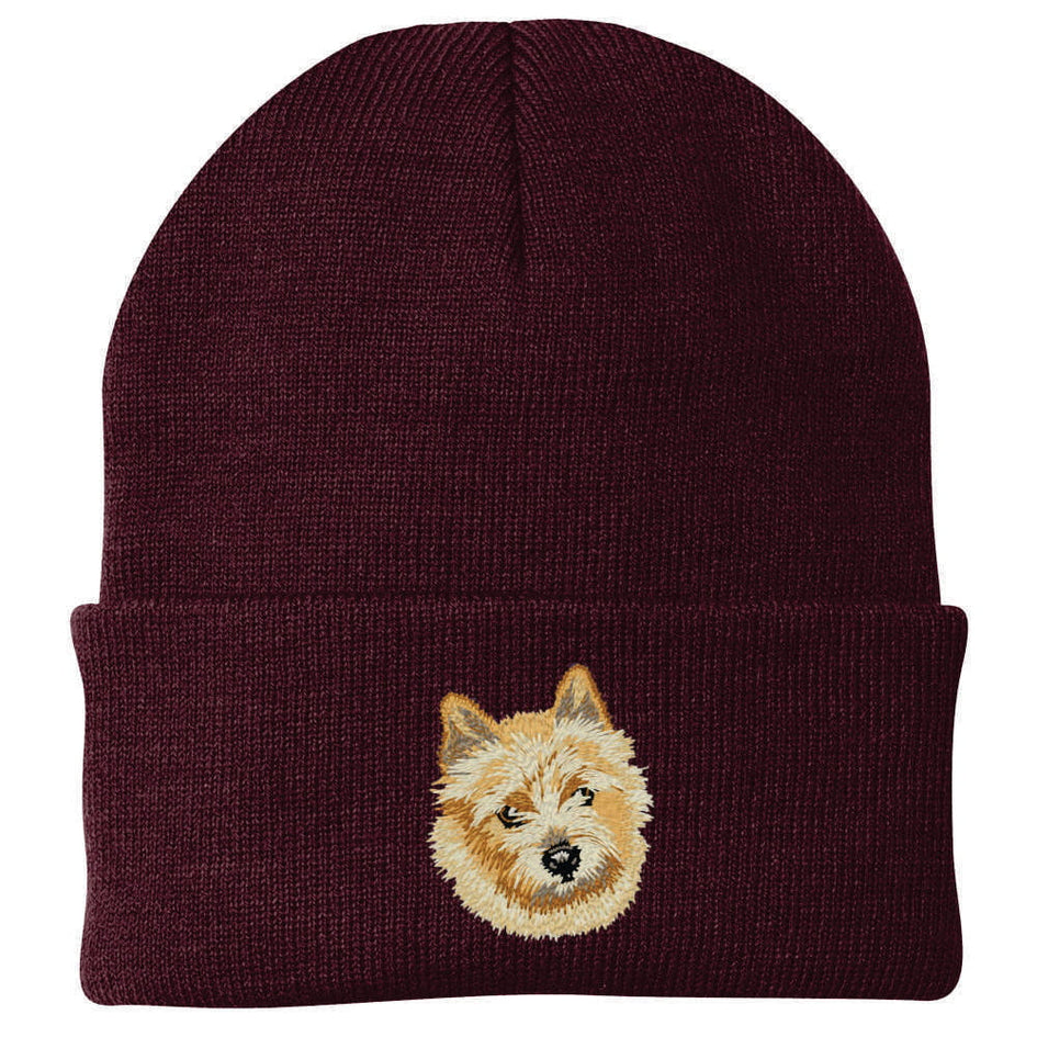 Norwich Terrier Embroidered Beanie