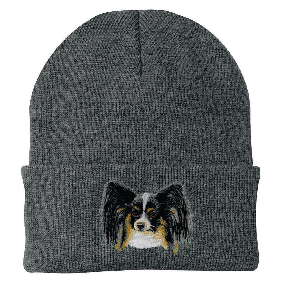Papillon Embroidered Beanie