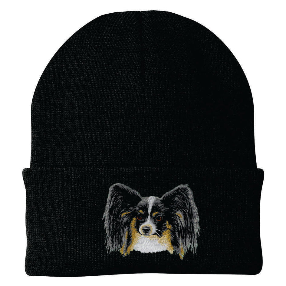 Papillon Embroidered Beanie
