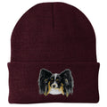 Papillon Embroidered Beanie