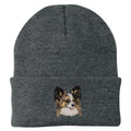 Papillon Embroidered Beanie