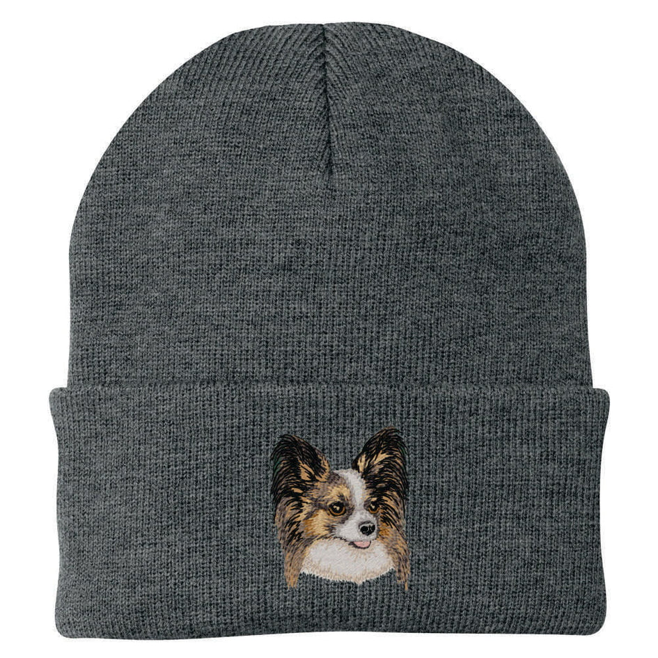 Papillon Embroidered Beanie