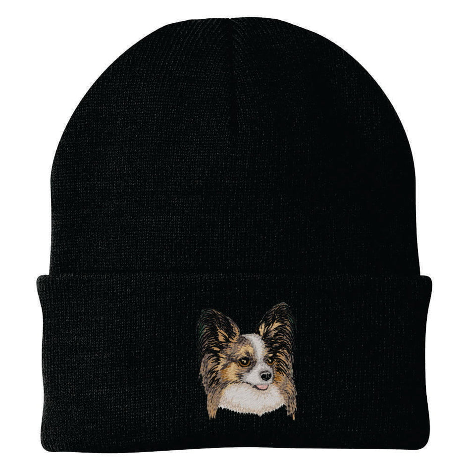 Papillon Embroidered Beanie