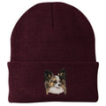 Papillon Embroidered Beanie