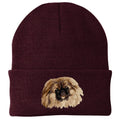 Pekingese Embroidered Beanie