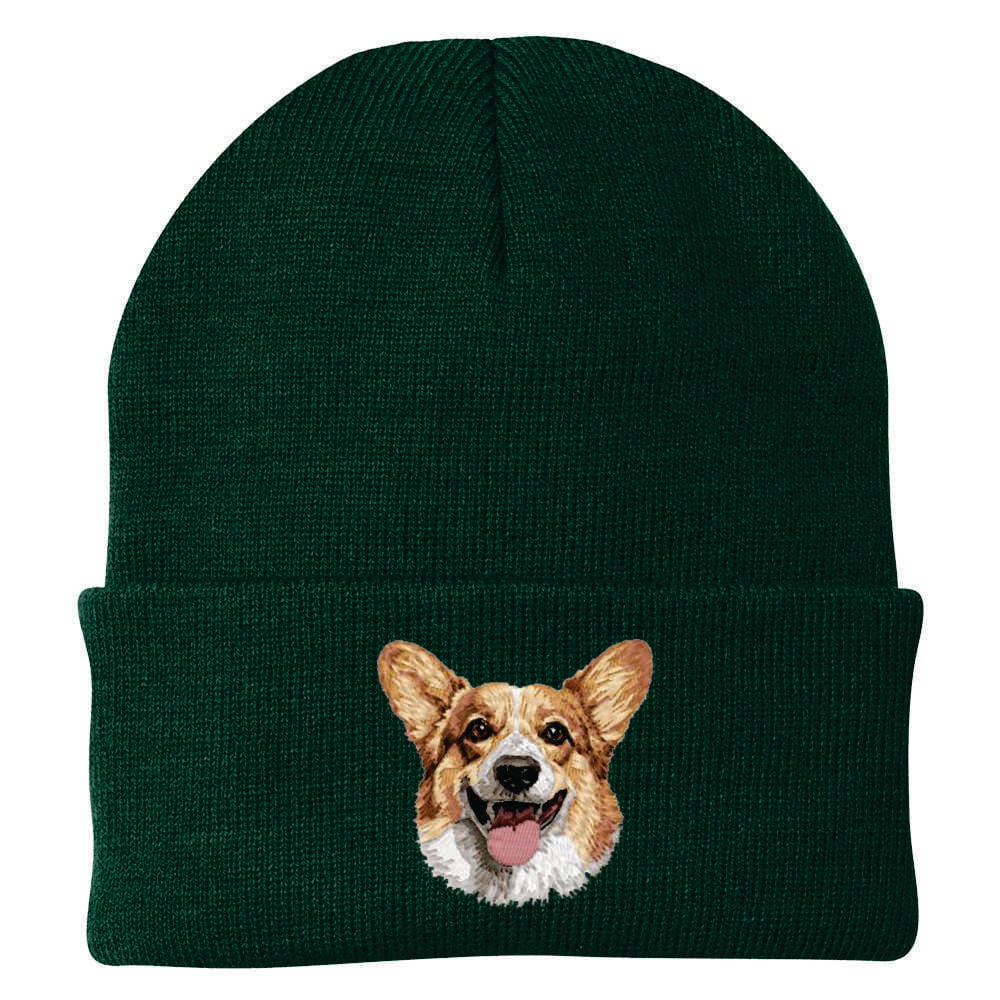 Pembroke Welsh Corgi Embroidered Beanie | AKC Shop