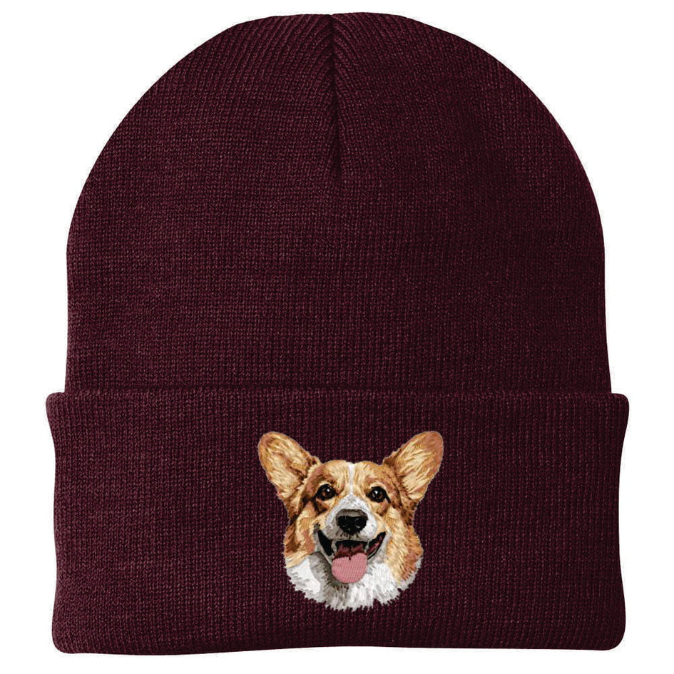 Pembroke Welsh Corgi Embroidered Beanie