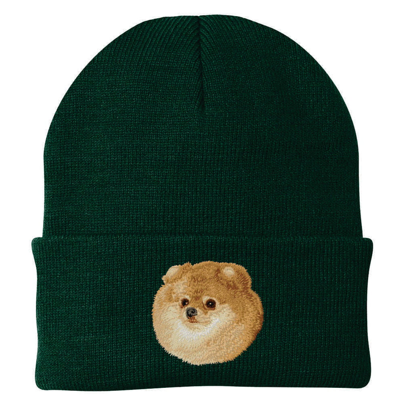 Pomeranian Embroidered Beanie