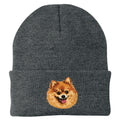 Pomeranian Embroidered Beanie