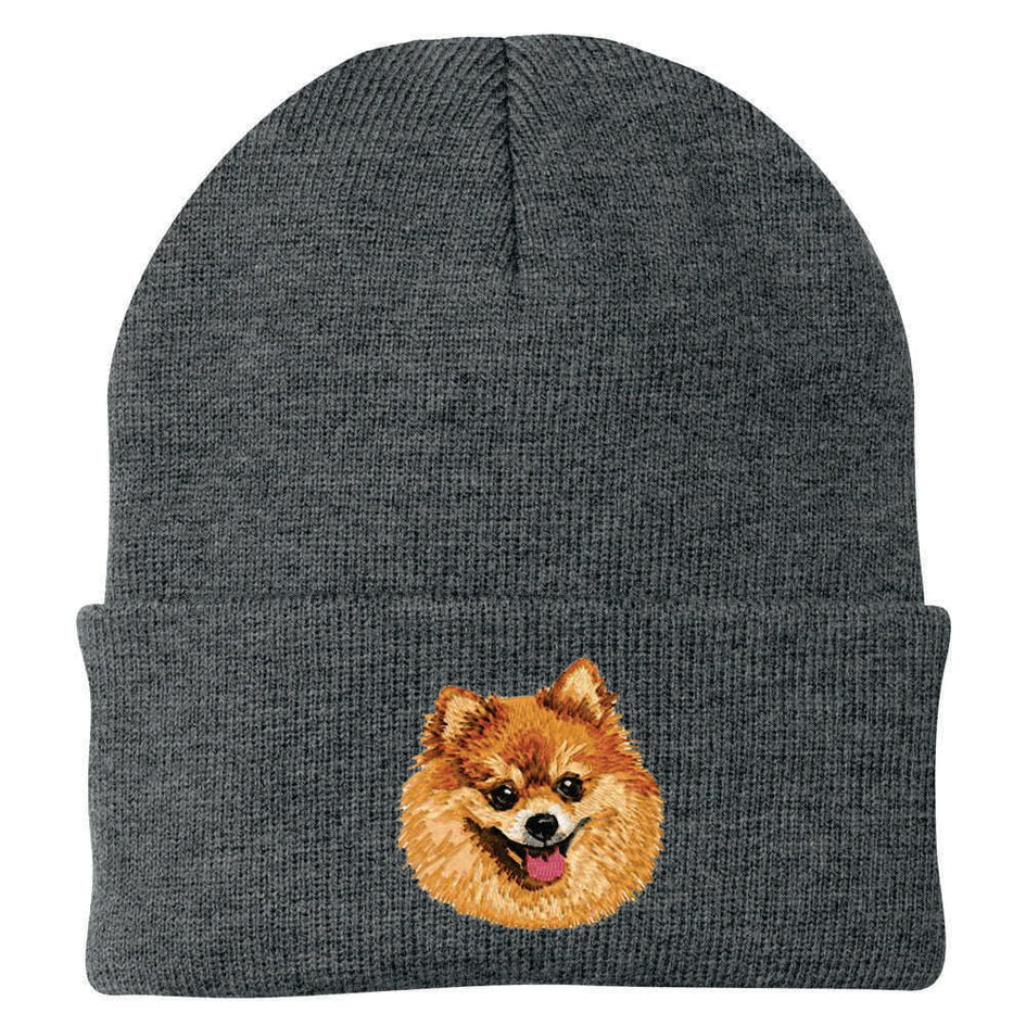 Pomeranian Embroidered Beanie