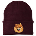 Pomeranian Embroidered Beanie