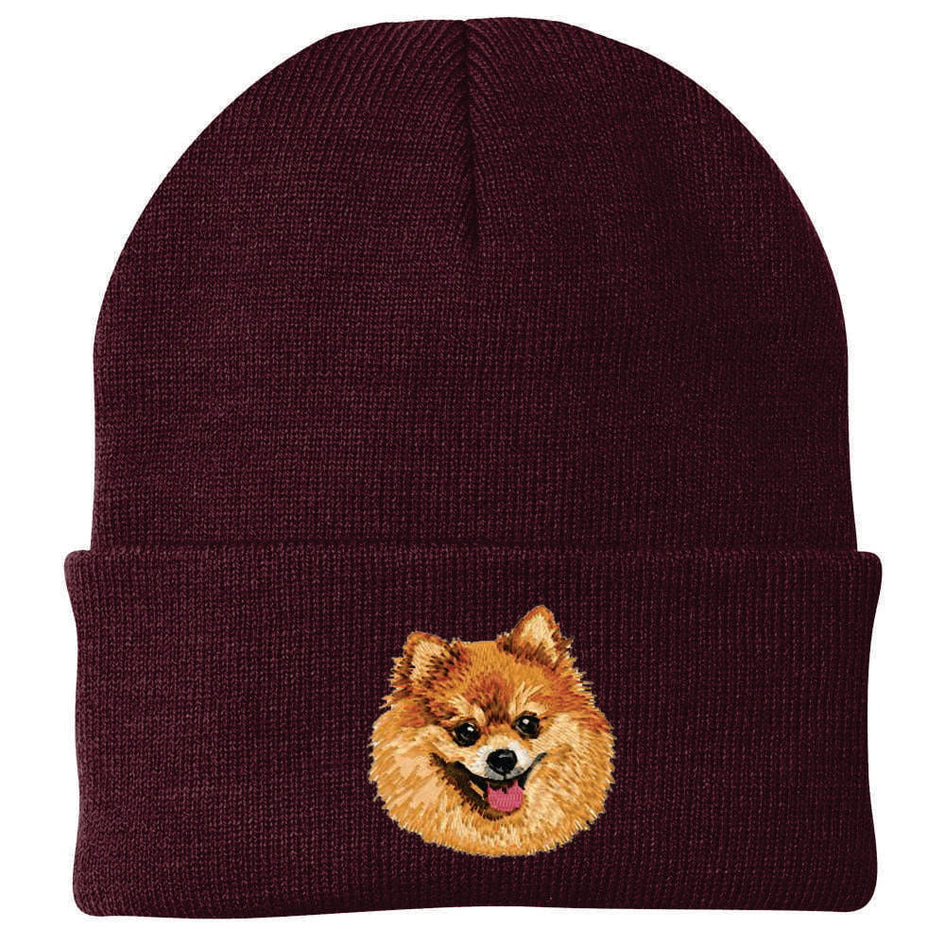 Pomeranian Embroidered Beanie