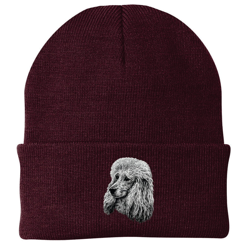 Poodle Embroidered Beanie