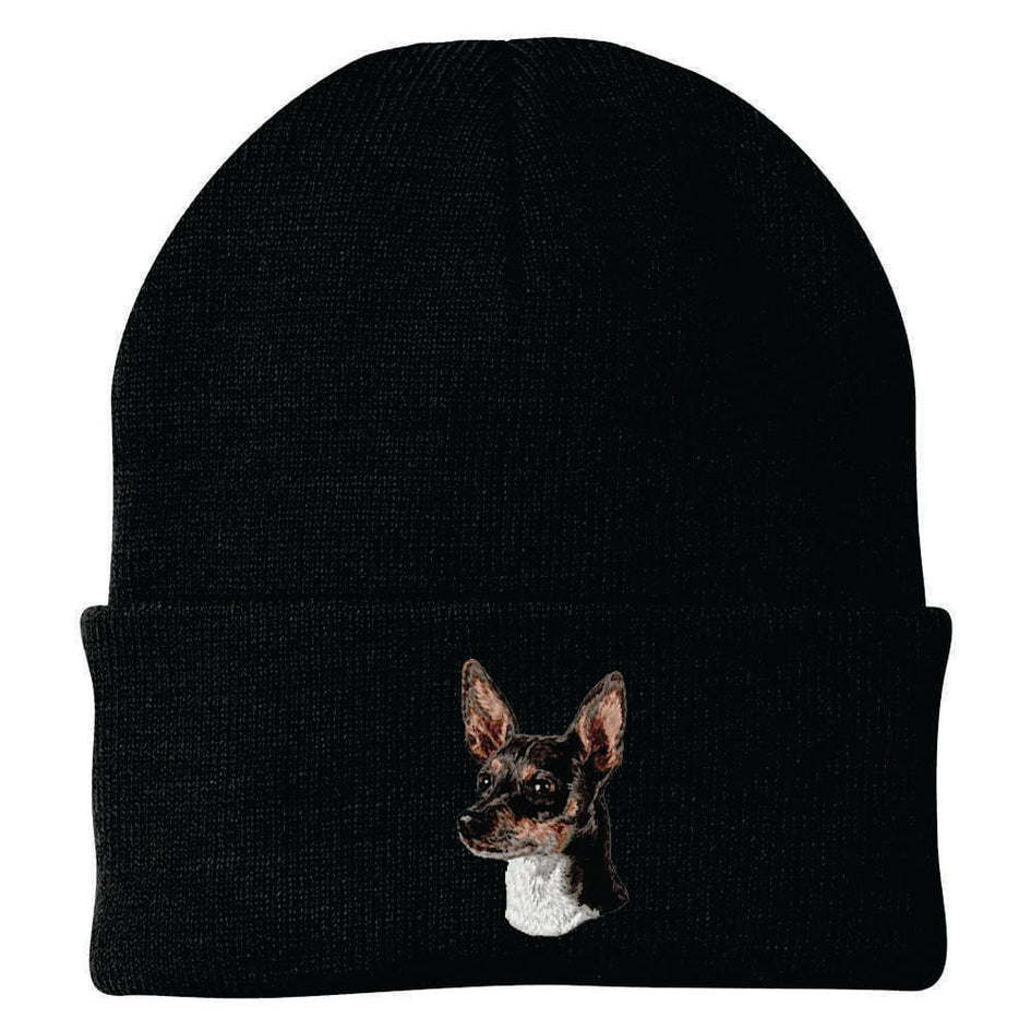 Rat Terrier Embroidered Beanie