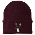 Rat Terrier Embroidered Beanie