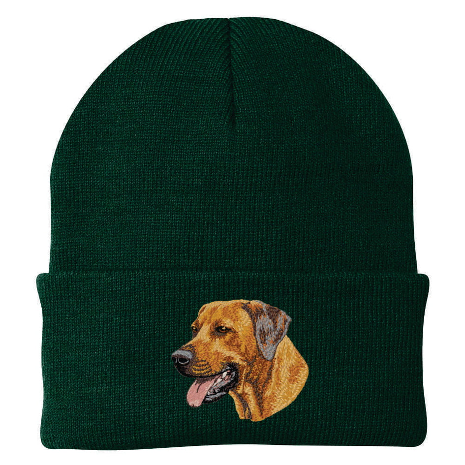 Rhodesian Ridgeback Embroidered Beanie
