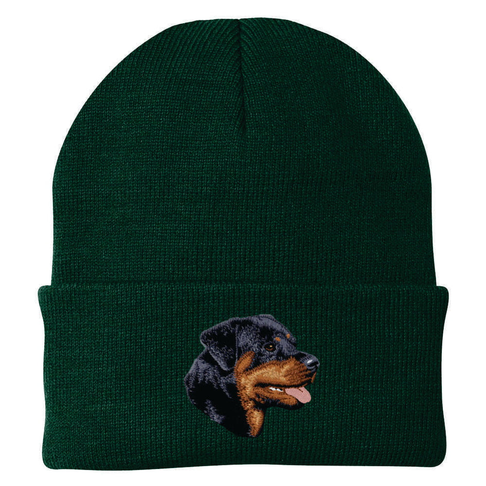 Rottweiler Embroidered Beanie