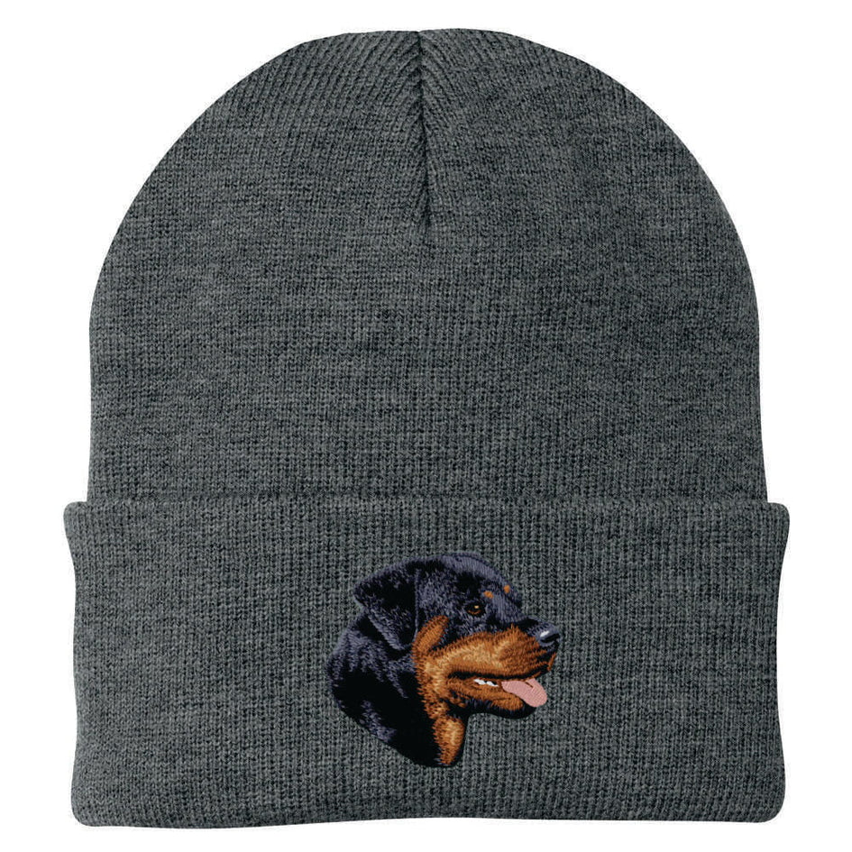 Rottweiler Embroidered Beanie