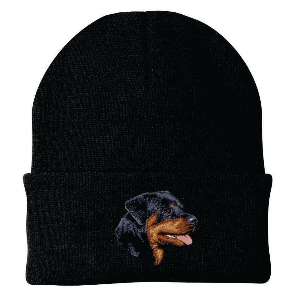 Rottweiler Embroidered Beanie
