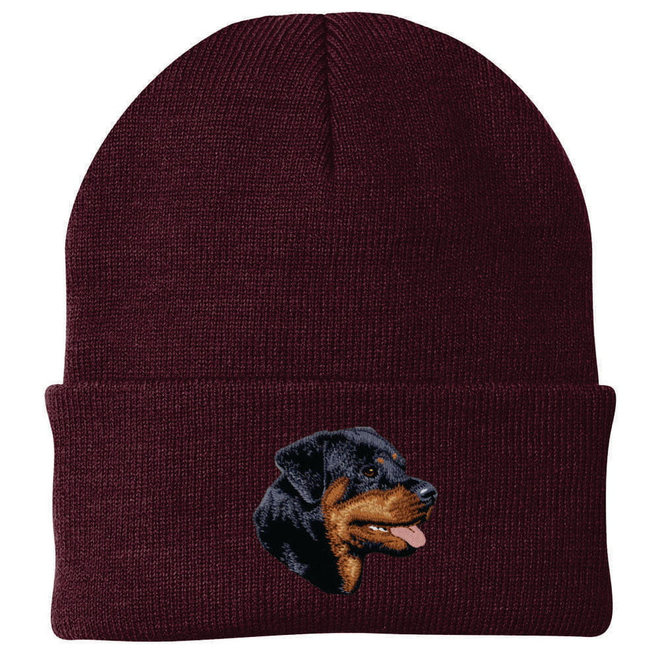 Rottweiler Embroidered Beanie