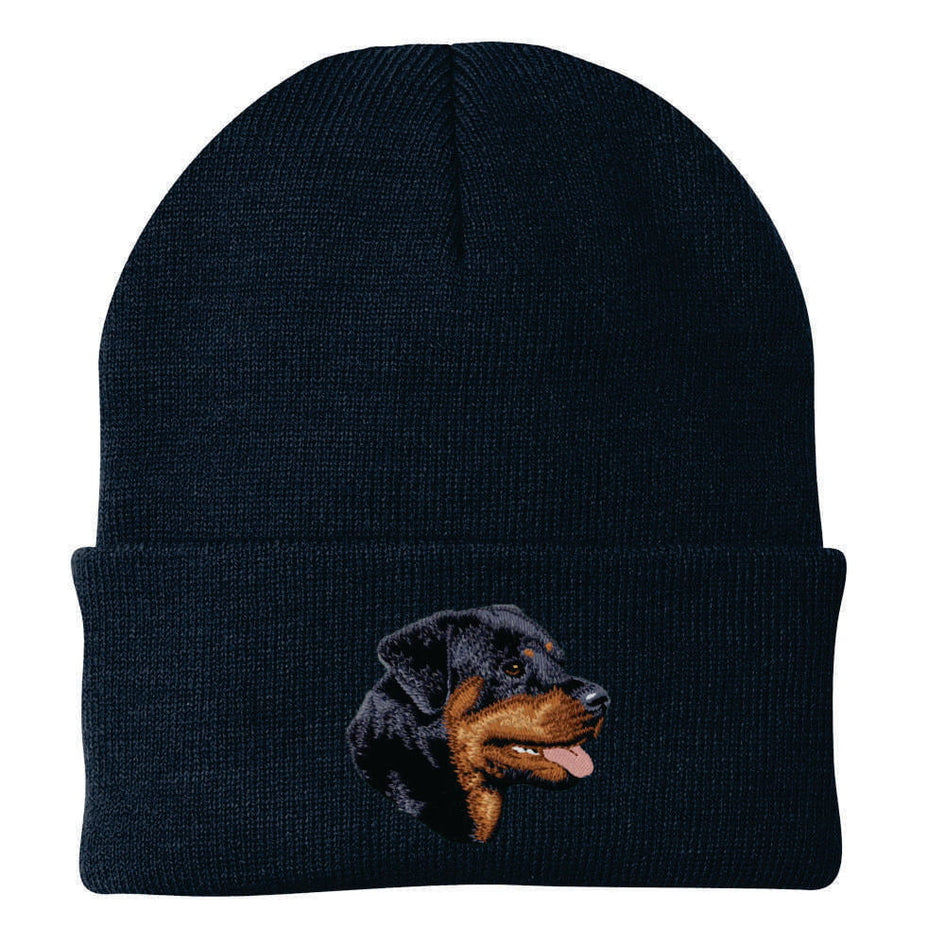Rottweiler Embroidered Beanie