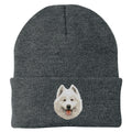 Samoyed Embroidered Beanie