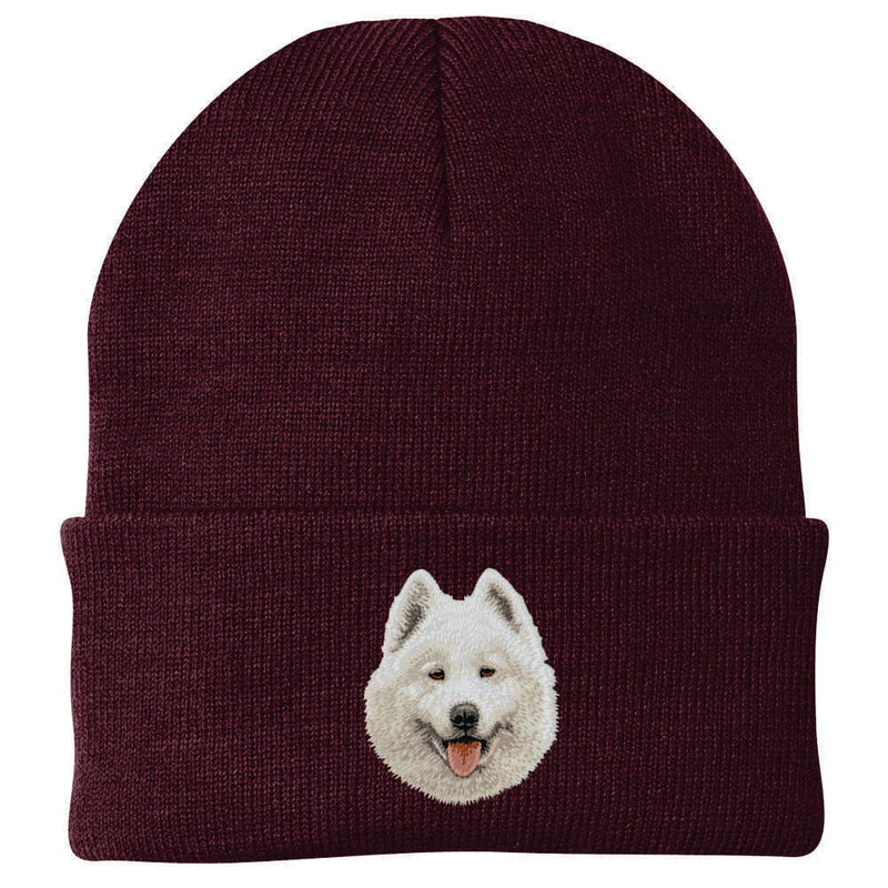 Samoyed Embroidered Beanie