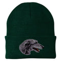 Scottish Deerhound Embroidered Beanie