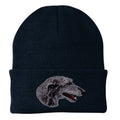 Scottish Deerhound Embroidered Beanie