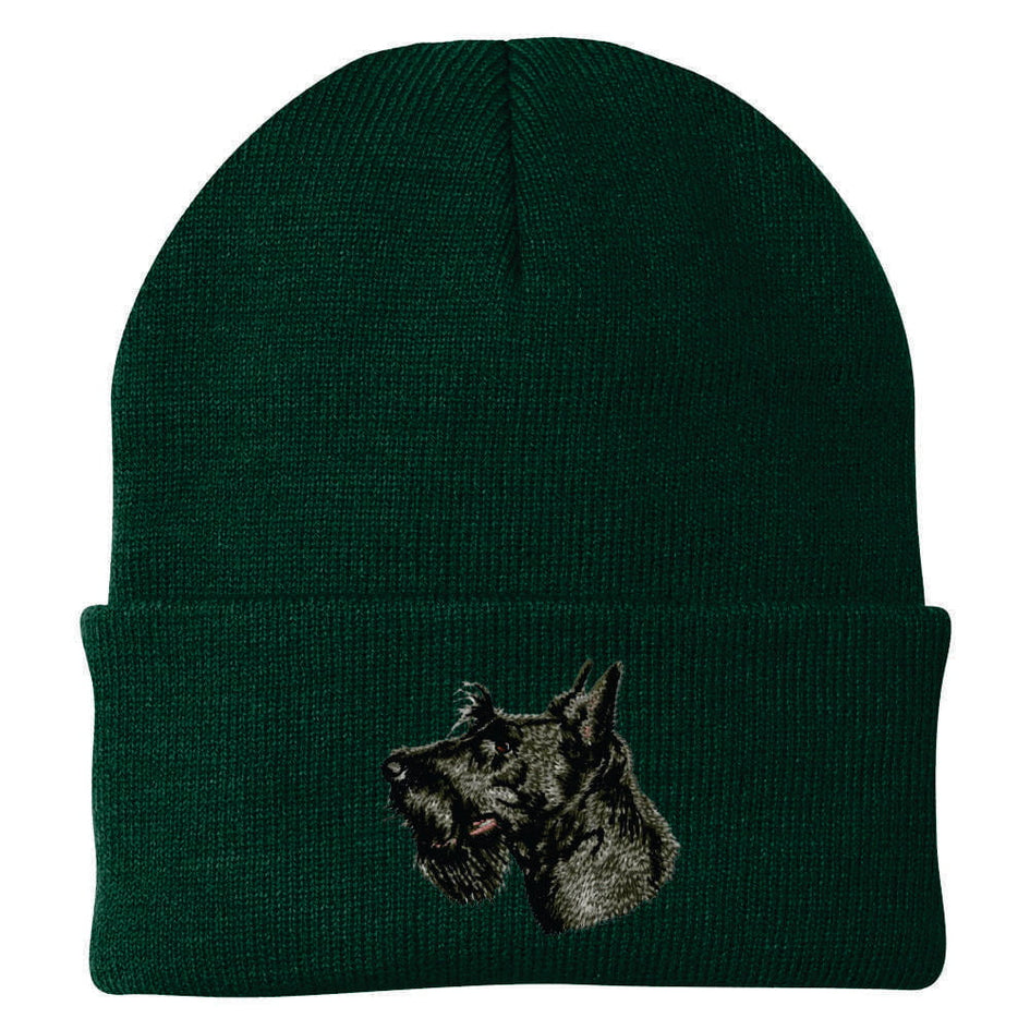 Scottish Terrier Embroidered Beanie