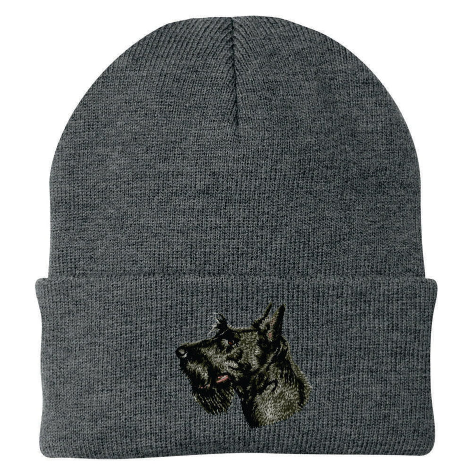 Scottish Terrier Embroidered Beanie