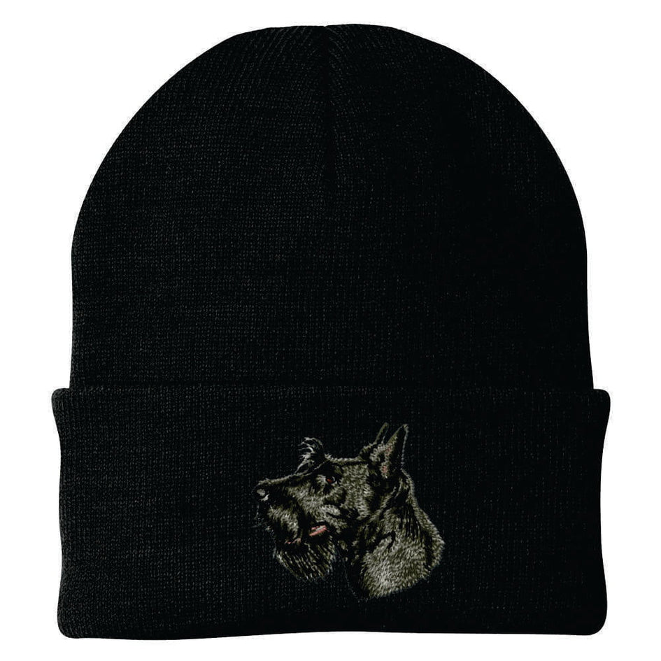 Scottish Terrier Embroidered Beanie
