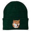 Shiba Inu Embroidered Beanie