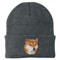 Shiba Inu Embroidered Beanie