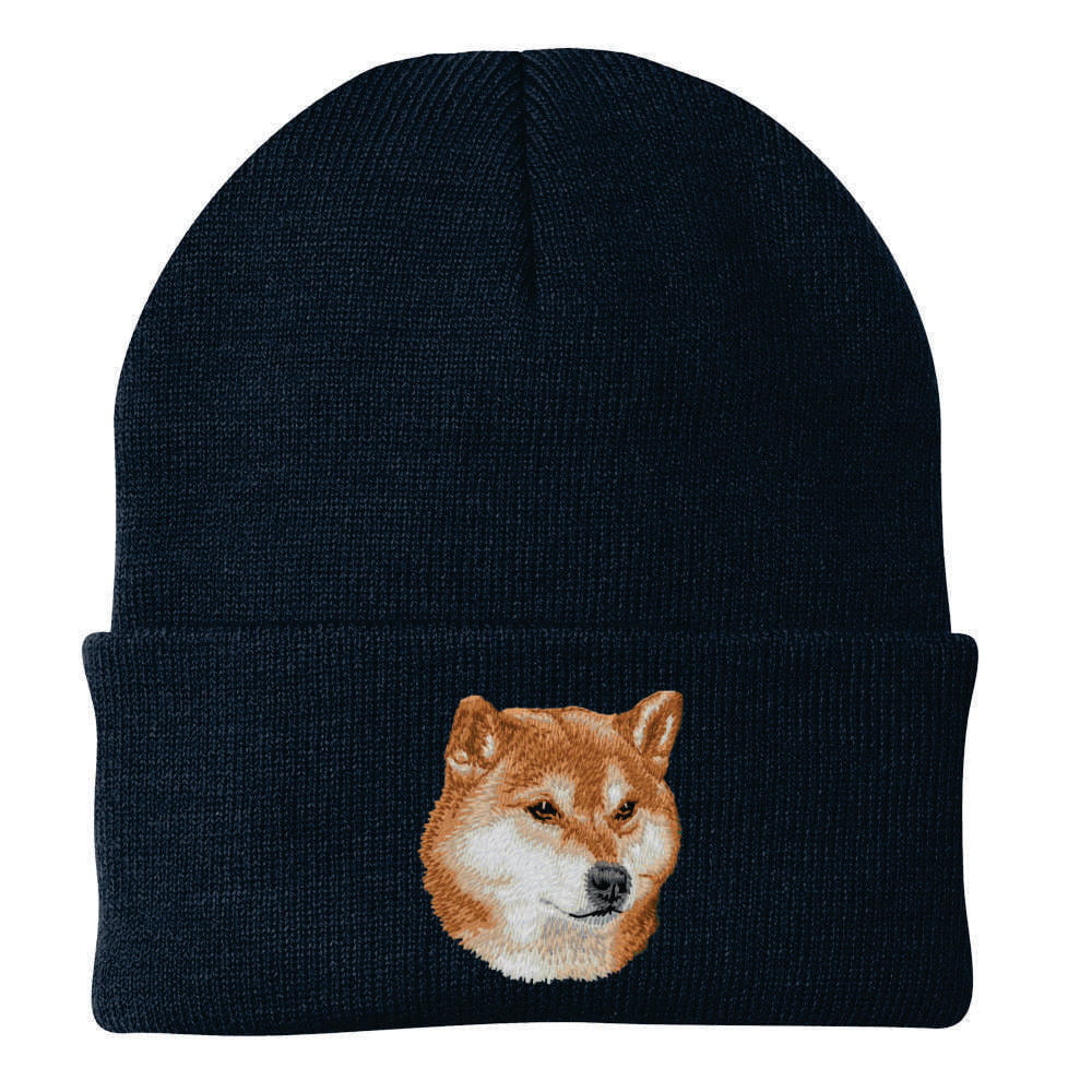 shiba Shiba Inu Embroidered Beanie | AKC Shop