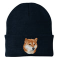 Shiba Inu Embroidered Beanie