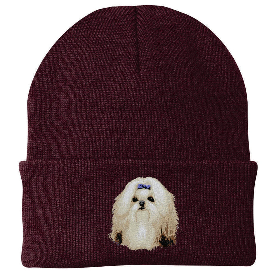 Shih Tzu Embroidered Beanie