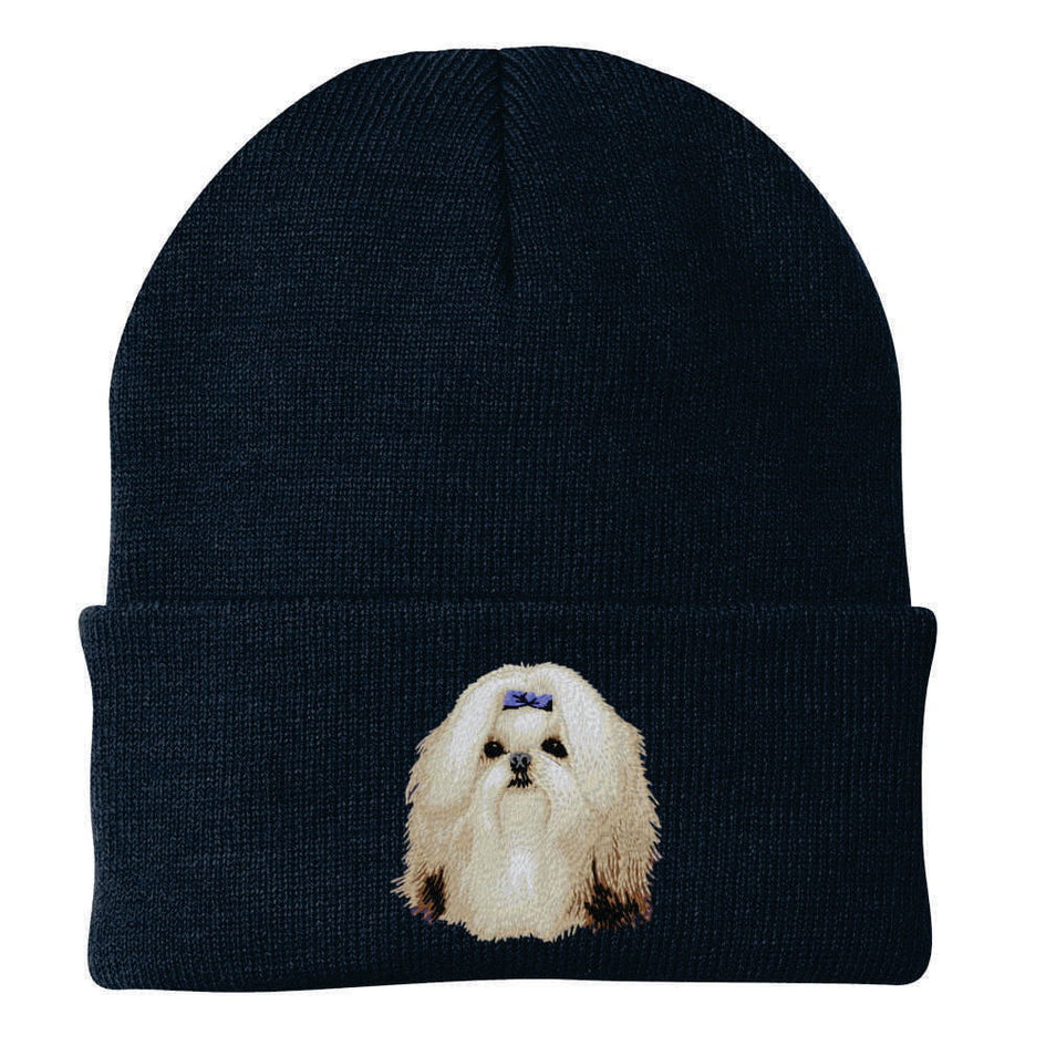 Shih Tzu Embroidered Beanie