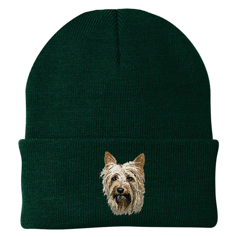 Silky Terrier Embroidered Beanie