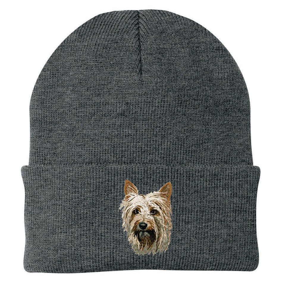 Silky Terrier Embroidered Beanie