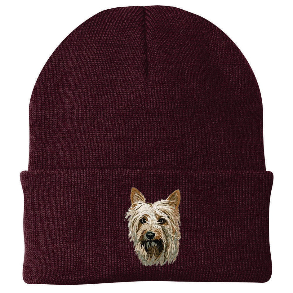 Silky Terrier Embroidered Beanie