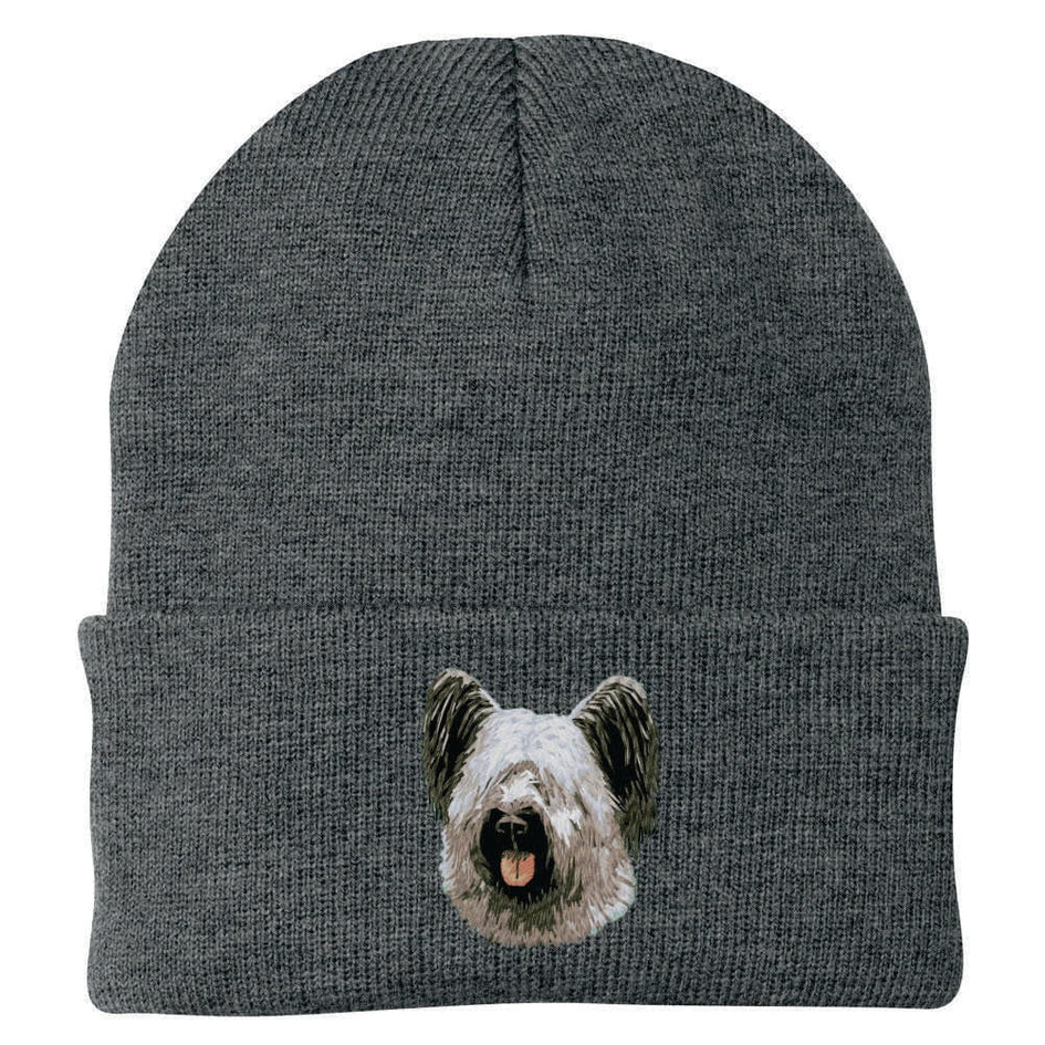 Skye Terrier Embroidered Beanie