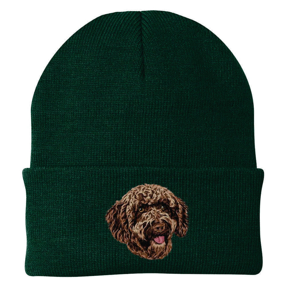 Spanish Water Dog Embroidered Beanie
