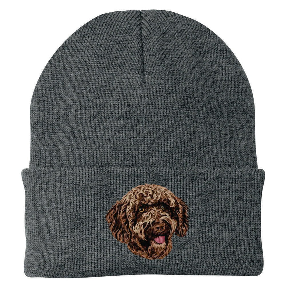 Spanish Water Dog Embroidered Beanie