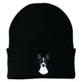 Toy Fox Terrier Embroidered Beanie