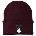 Toy Fox Terrier Embroidered Beanie