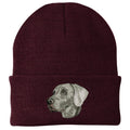 Weimaraner Embroidered Beanie