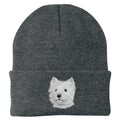 West Highland White Terrier Embroidered Beanie