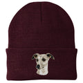 Whippet Embroidered Beanie