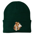 Wire Fox Terrier Embroidered Beanie